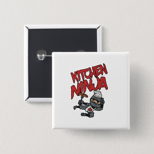 Kitchen Ninja Cooking GRILLEN Button (Vorne & Hinten)