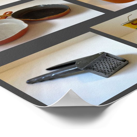 Kitchen Objects Poster (Ecke)