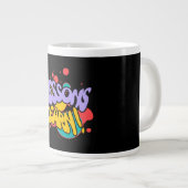 KITCHEN PAINT SPLASH LESSONS LEARN MUG Jumbo-Tasse (Vorderseite Rechts)