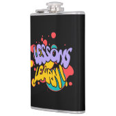 KITCHEN PAINT SPLASH LESSONS VINYL WRAPPED FLASK  FLACHMANN (Links)