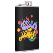 KITCHEN PAINT SPLASH LESSONS VINYL WRAPPED FLASK  FLACHMANN (Rechts)