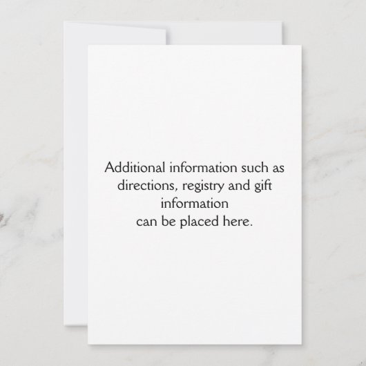 Kitchen Polterabend Einladung (Rückseite)