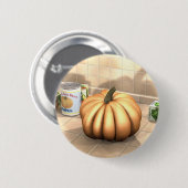 Kitchen Pumpkin Button (Vorne & Hinten)