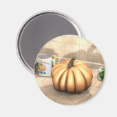 Kitchen Pumpkin Magnet (Vorderseite/Rückseite)