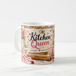 Kitchen Queen Pink Backtasse Kaffeetasse