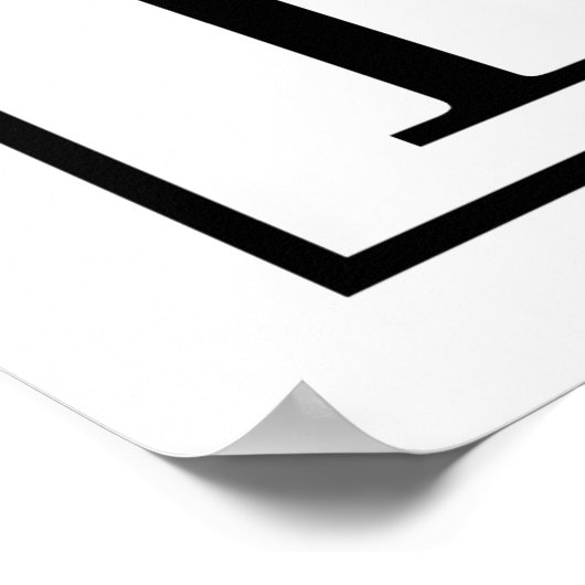 Kitchen Quote Design. Poster (Ecke)