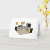 Kitchen Remodel Grußkarte Karte (Gelbe Blume)