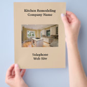 Kitchen Remodeler2 Business Flyer (Hand)