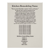 Kitchen Remodeler3 Business Flyer (Hinten)