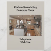 Kitchen Remodeler3 Business Flyer (Vorne)