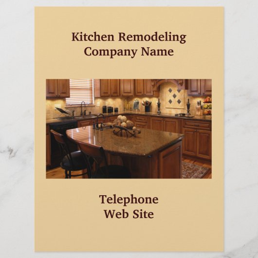 Kitchen Remodeler4 Business Flyer (Vorne)