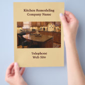 Kitchen Remodeler4 Business Flyer (Hand)