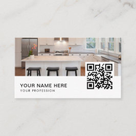 Kitchen Renovations Slogans Visitenkarte QR Code