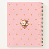 Kitchen Rezept Organizer Cupcake Geschenk Notebook Notizblock (Rückseite)