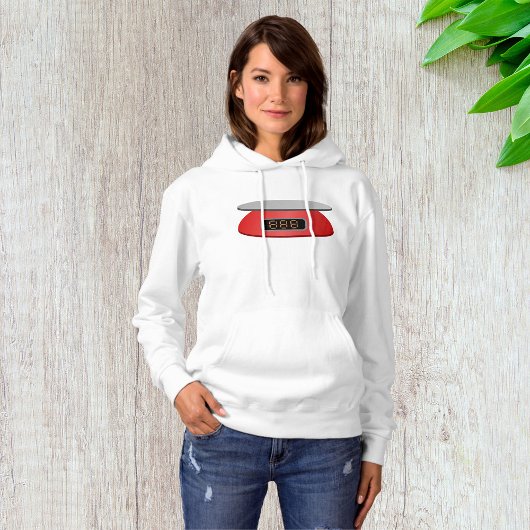 Kitchen Scale Womens Hoodie