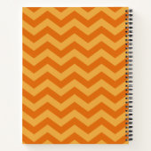 Kitchen Stuff Orange Rezept Spiral Notebook Notizblock (Rückseite)