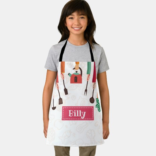 Kitchen Stuff Pink Schürze (Insitu)