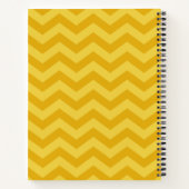 Kitchen Stuff Yellow Recipe Spirale Notebook Notizblock (Rückseite)