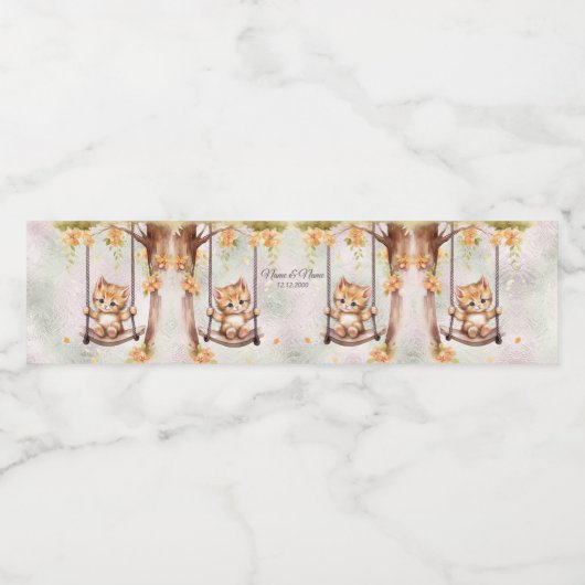 Kitchen Swing Water Flasche Etikett (Einzelnes Label)