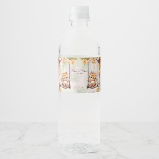 Kitchen Swing Water Flasche Etikett (Vorderseite)