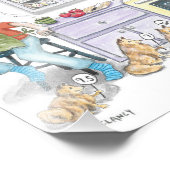 Kitchen Tance Art Print Fotodruck (Ecke)