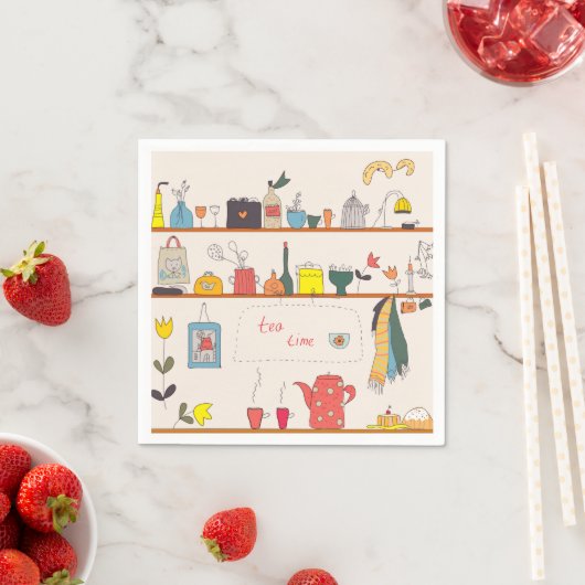 Kitchen Tea Time Serviette (Beispiel)