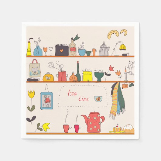 Kitchen Tea Time Serviette (Vorderseite)