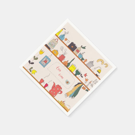 Kitchen Tea Time Serviette (Ecke)