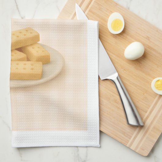 Kitchen Tea Towel | Shortbread  | Made With Love Geschirrtuch (Viertel Falte)