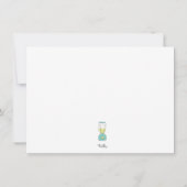 Kitchen Tee Brautparty Party Einladung (Rückseite)