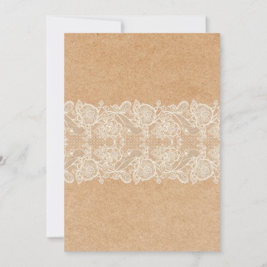 Kitchen Tee Bridal Dusche Einladung (Rückseite)