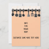 Kitchen Tee Einladung (Rückseite)