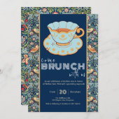 Kitchen Tee William Morris Einladung (Vorne/Hinten)