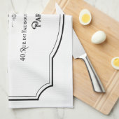 Kitchen Teetücher - Parisienne Paris Geschirrtuch (Viertel Falte)