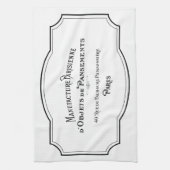 Kitchen Teetücher - Parisienne Paris Geschirrtuch (Vertikal)