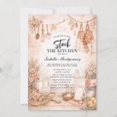 Kitchen Themed Stock The Kitchen Bridal Shower Einladung (Vorderseite)