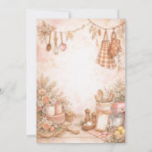 Kitchen Themed Stock The Kitchen Bridal Shower Einladung (Rückseite)