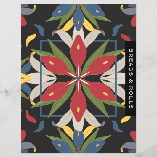 Kitchen Tile Recipe Divider | Breads & Rolls (Vorderseite)