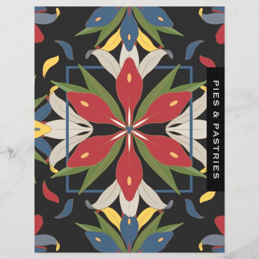 Kitchen Tile Recipe Divider | Pies & Pastries (Vorderseite)