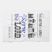 Kitchen Towel Bible Scripture Joshua 24:15 Küchentuch (Horizontal)
