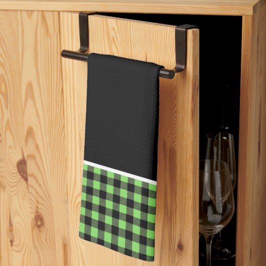 Kitchen Towel-Buffalo Plaid Geschirrtuch (Drittel gefaltet)