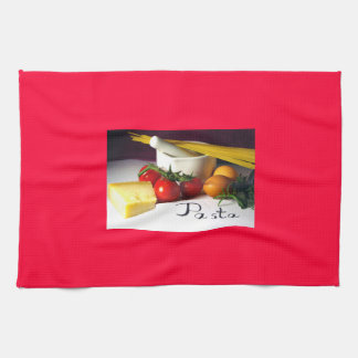 Kitchen towel in red geschirrtuch
