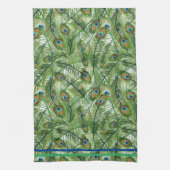 Kitchen Towel Peacock Feathers Geschirrtuch (Vertikal)
