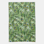 Kitchen Towel Peacock Feathers Geschirrtuch (Vertikal)