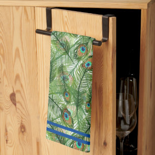 Kitchen Towel Peacock Feathers Geschirrtuch