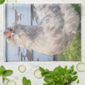 Kitchen Towel Two Chickens Farmhouse  Geschirrtuch (Gefaltet)