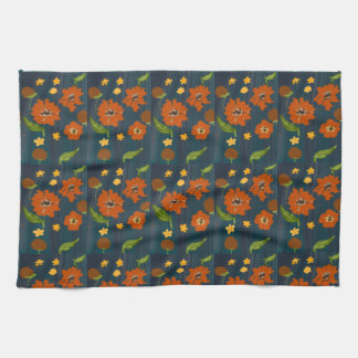 Kitchen towel with floral motif geschirrtuch