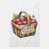 Kitchen Towels-Berry Basket Kitchen Towel Geschirrtuch (Vertikal)