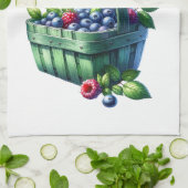 Kitchen Towels-Berry Basket Kitchen Towel Geschirrtuch (Gefaltet)
