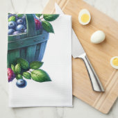 Kitchen Towels-Berry Basket Kitchen Towel Geschirrtuch (Viertel Falte)